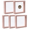 5Pcs Square Transparent PE Thin Film Suspension Jewelry Display Box CON-FS0001-19A-1
