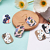 Biyun 16Pcs 8 Style Resin Pendants FIND-BY0001-08-13