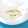 Brass Cuff Rings for Women RJEW-U044-N-2