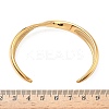 304 Stainless Steel Cuff Bangles BJEW-B158-05G-01-5