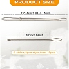 18Pcs 2 Styles Iron Bodkin Threader FIND-LP0001-19-2