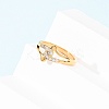 304 Stainless Steel Clear Cubic Zirconia Finger Rings for Women RJEW-Z115-01G-3