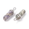 Natural Peace Jade Pointed Pendants X-G-M378-01P-A14-3