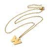 304 Stainless Steel Pendant Necklaces LS-NJEW-H036-02G-W-2