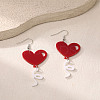 Valentine's Day Acrylic Dangle Earrings FS-WGB34A3-17-1