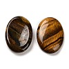 Natural Tiger Eye Oval Worry Stone G-R487-01D-2