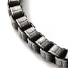 316 Surgical Stainless Steel Box Chain Bracelets with Magnetic Clasps BJEW-Q349-06B-02-2