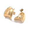Ion Plating(IP) 304 Stainless Steel Stud Earrings EJEW-K281-08G-2