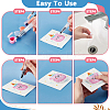 Foam Texture Painting Paper AJEW-GA0008-59-3