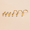 316L Surgical Stainless Steel Fishtail Nose Rings WG6A6FF-05-1