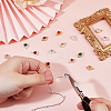 16Pcs 16 Colors Brass Pave Cubic Zirconia Connector Charms KK-HS0001-94-3