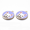 Eco-Friendly Alloy Enamel Pendants X-ENAM-Q437-055-NR-3