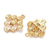 Brass Micro Pave Cubic Zirconia Pendants KK-A281-03G-2