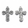 Tibetan Style Alloy Pendants X-TIBEP-N009-015AS-RS-2