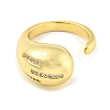 Brass Micro Pave Clear Cubic Zirconia Open Cuff Ring for Women LS-RJEW-M173-02B-G-2