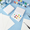 Plastic Imitation Porcelain Watercolor Oil Palette TOOL-WH0053-37-5