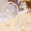 1Pc Acrylic Pearl Braided Stretch Chain Belts AJEW-CP0008-12A-4