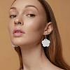 6 Pairs 6 Style Natural Shell Geometry Dangle Earrings EJEW-FI0001-79-7