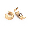 304 Stainless Steel Huggie Hoop Earring Findings LS-STAS-S116-261G-2