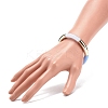 Acrylic Curved Tube Beaded Stretch Bracelet for Women BJEW-JB08438-04-3