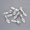 Tibetan Style Alloy Glue-on Flat Pad Bails LF10728Y-NF-4