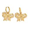 304 Stainless Steel Bowknot Hoop Earrings LS-EJEW-L295-001G-1