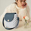 1 Bag Handmade PU Leather Crochet Shoulder Bag Accessories Kits DIY-CL0001-04A-6