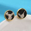 304 Stainless Steel Stud Earrings for Women EJEW-K268-14G-2