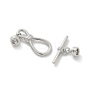 Brass Toggle Clasps KK-Z083-09P-2