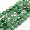 Natural Green Aventurine Nuggets Beads Strands G-L154-10-1