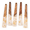 Translucent Resin & Walnut Wood Big Pendants RESI-TAC0017-46-A01-3