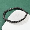 304 Stainless Steel Chain Bracelets for Women Men BJEW-Z143-31AS-1