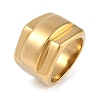 Ion Plating(IP) 304 Stainless Steel Finger Rings RJEW-D083-12G-01-1