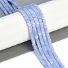 Dyed Synthetic White Jade Imitation Blue Lace Agate Beads Strands G-B129-A02-01-2