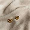 304 Stainless Steel Stud Earrings for Women LS-EJEW-G459-01C-G-1