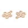 201 Stainless Steel Charms STAS-C017-21G-2