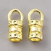 Brass Cord End FIND-WH0139-115C-G-1
