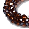 Electroplate Glass Bead Strands EGLA-R015-8mm-18-4