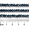 Opaque Glass Beads Stands LS-EGLA-A035-P4mm-A35-4