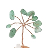 Natural Green Aventurine Chips Tree of Life Decorations DJEW-P022-02A-05-2