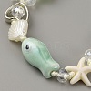 Resin Beads Braided Bead Bracelets for Women BJEW-WH0023-59A-2