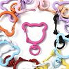 14Pcs Spray Painted Eco-Friendly Alloy Swivel Snap Hook Clasps FIND-FS0004-59-3