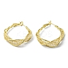 Crystal Rhinestone Hoop Earrings EJEW-D055-22G-1