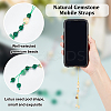Natural Gemstone Mobile Straps HJEW-OC00012-4