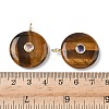 Natural Tiger Eye Pendants G-I391-02G-01-3