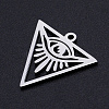 Non-Tarnish 201 Stainless Steel Pendants STAS-S105-JN880-1-2