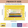 10Pcs 5 Colors Oxford Cloth with Alloy Pen Cases for 3-Ring Binder AJEW-CP0007-99A-2