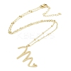 304 Stainless Steel Pendant Necklaces NJEW-H029-02G-M-2
