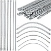 30Pcs 3 Styles Carbon Steel Spiral Corset Boning Stay FIND-GF0005-98-1