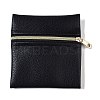 Imitation Leather Jewelry Storage Zipper Bags ABAG-G016-01B-05-1